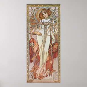 Alphonse Mucha. Automne/Autumn, c.1903 Poster