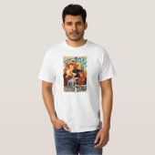 Alphonse Mucha Beer van de Muse T-shirt (Voorkant volledig)