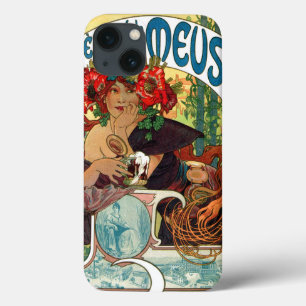 Alphonse Mucha Bieres de La Meuse iPhone 13 Hoesje