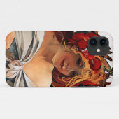Alphonse Mucha Biscuits Lefevre Utile iPhone Case (Achterkant (horizontaal))