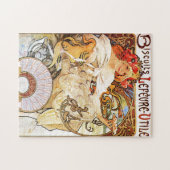 Alphonse Mucha Biscuits Lefevre-Utile Legpuzzel (Horizontaal)