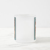 Alphonse Mucha Biscuits Lefevre-Utile Speckled van Matglas Koffiemok (Center)