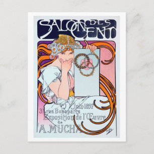 Alphonse Mucha Briefkaart