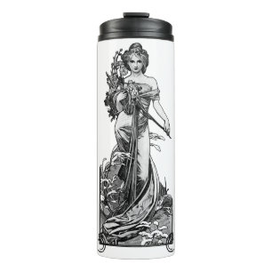 Alphonse Mucha Broken Blossoms Thermosbeker