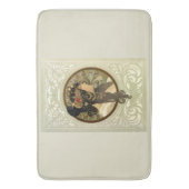 Alphonse Mucha - Byzantine Head Brunette Badmat (Voorkant Verticaal)