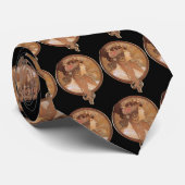 Alphonse Mucha Byzantine Head Stropdas (Opgerold)