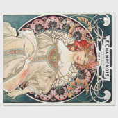 Alphonse Mucha Cadeaupapier (Vlak)