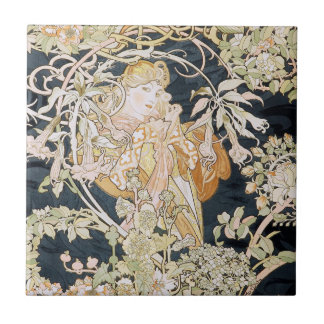 Alphonse Mucha Carreaux Art Nouveau