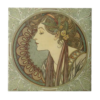 Alphonse Mucha Carreaux Art Nouveau