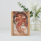 Alphonse Mucha, carte postale "Danse" (Debout devant)