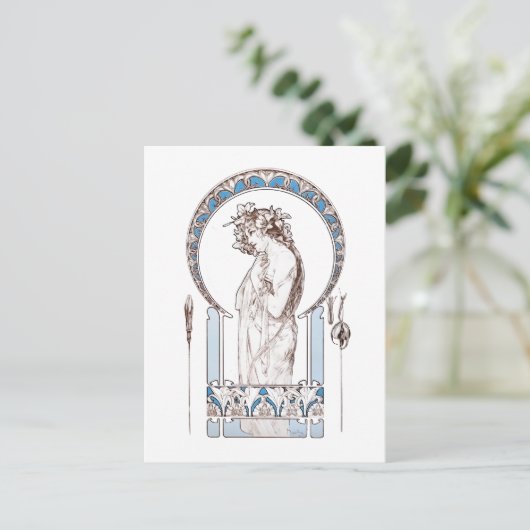 Alphonse Mucha - cartes de Decoratifs de documents (Debout devant)