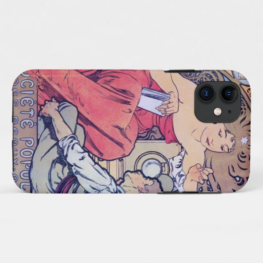 Alphonse Mucha Case-Mate iPhone Case (Achterkant (horizontaal))