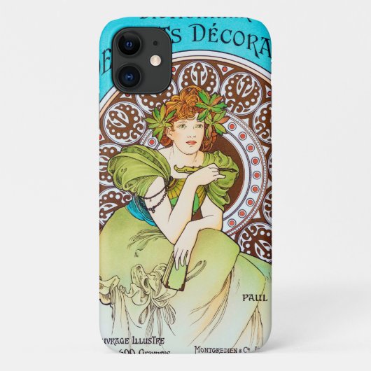 Alphonse Mucha Case-Mate iPhone Case (Achterkant)