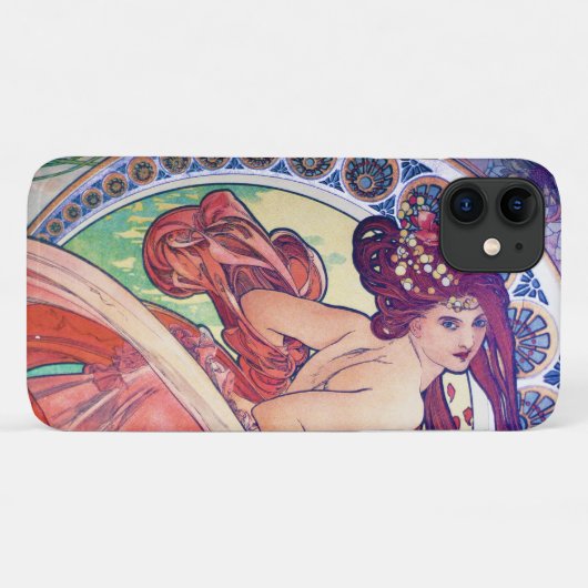 Alphonse Mucha Case-Mate iPhone Case (Achterkant (horizontaal))