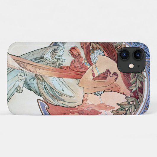 Alphonse Mucha Case-Mate iPhone Case (Achterkant (horizontaal))