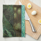 Alphonse Mucha Clair de Lune Kitchen Towel Theedoek (Quarter Fold)