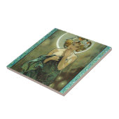 Alphonse Mucha Clair de Lune Tile Tegeltje (Zijkant)