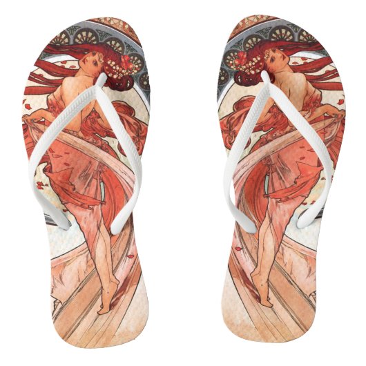 Alphonse Mucha Dance 1898 Art  Teenslippers (Voetbed)