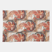 Alphonse Mucha Dance 1898 Art  Theedoek (Horizontaal)