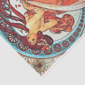 Alphonse Mucha Dance  Art Nouveau Painting Tissuepapier (Detail)