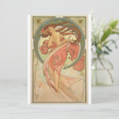 Alphonse Mucha - Dance Bedankkaart (Staand voorkant)