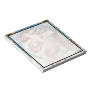 Alphonse Mucha Dance Notitieblok