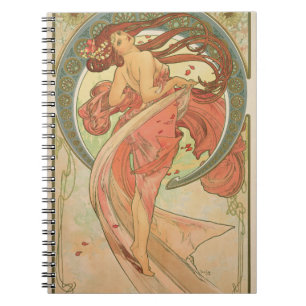 Alphonse Mucha - Dance Notitieboek