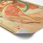 Alphonse Mucha - Dance Poster (Hoek)