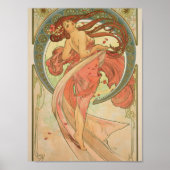 Alphonse Mucha - Dance Poster (Voorkant)