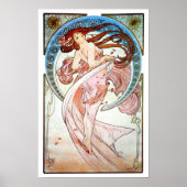 Alphonse Mucha Dance Poster (Voorkant)