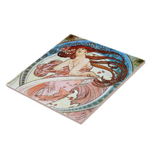 Alphonse Mucha Dance Tegeltje
