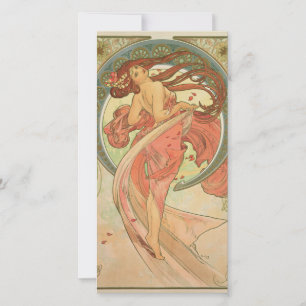 Alphonse Mucha - Dans Feestdagenkaart