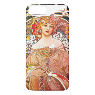 Alphonse Mucha Daydroom Floral  Art Nouveau iPhone 8 Plus / 7 Plus Hoesje