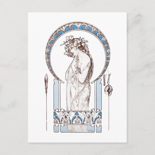 Alphonse Mucha - de kaart van Documenten van (Voorkant)