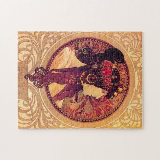 Alphonse Mucha Donna Orechini Puzzle (Horizontal)