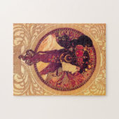 Alphonse Mucha Donna Orechini Puzzle Legpuzzel (Horizontaal)