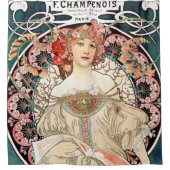 Alphonse Mucha Douchegordijn (Voorkant)