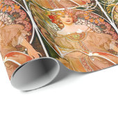 Alphonse Mucha Dreaming (Reverie) Cadeaupapier (Rol Hoek)