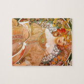 Alphonse Mucha Dreaming (Reverie) Legpuzzel (Horizontaal)