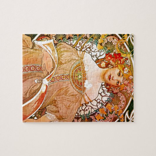 Alphonse Mucha Dreaming (Reverie) Legpuzzel (Horizontaal)