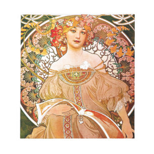Alphonse Mucha Dreaming (Reverie) Notitieblok