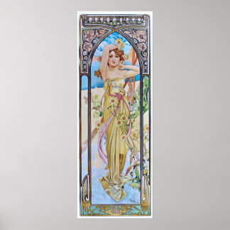 Alphonse Mucha. Eclat Du Jour/Daybreak, 1899 Poster
