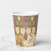 Alphonse Mucha Elegant Art Nouveau Stars Camellia  Papieren Bekers (Achterkant)