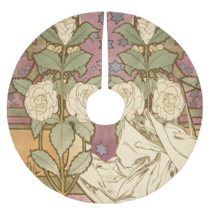 Alphonse Mucha Elegante Art Nouveau Sterren Camell Kerstboom Rok