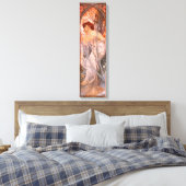 Alphonse Mucha Evening Reverie Canvas Poster (Insitu (Slaapkamer))