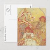 Alphonse Mucha - Exposition 1913 Carte postale (Devant / Derrière)