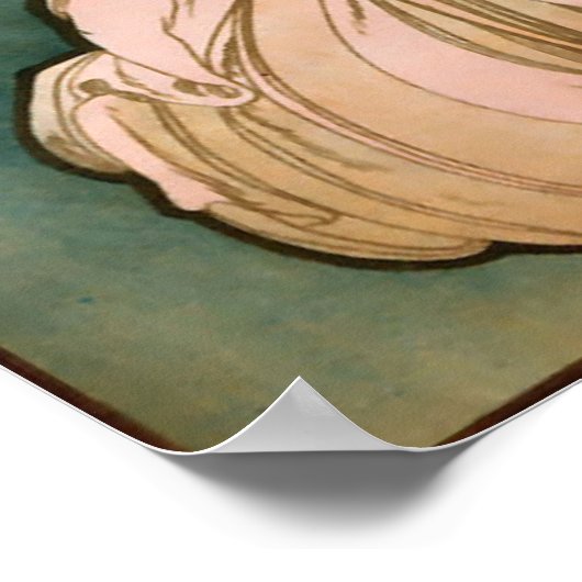 Alphonse Mucha - F. Champenois Imprimeur-Editeu Poster (Hoek)