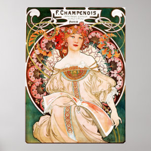 Alphonse Mucha F. Champenois Poster