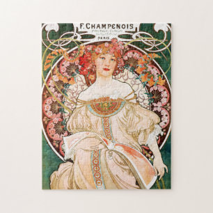 Alphonse Mucha F. Champenois Puzzle Legpuzzel