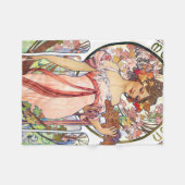 Alphonse Mucha Fleece Deken (Voorkant (Horizontaal))